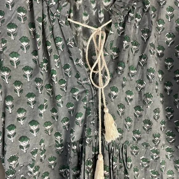 Modern Soul Green Floral Mini Dress - Picture 3 of 12